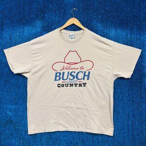 Welcome to Busch Light Country T-Shirt Size Large
